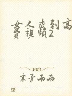 女人爽到高潮免费视频2