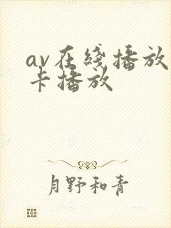 av在线播放不卡播放