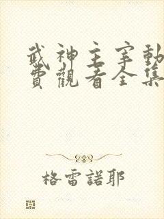 武神主宰动漫免费观看全集完整版