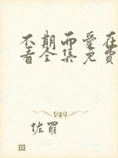 不期而爱在线观看全集免费播放