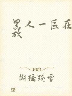 黑人一区在线播放