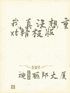 我真没想重生txt精校版