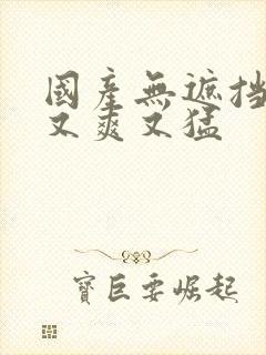 国产无遮挡又粗又爽又猛