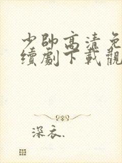 少帅高清免费连续剧下载观看