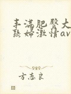 丰满肥臀大屁股熟妇激情av