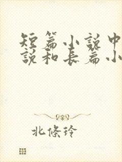 短篇小说中篇小说和长篇小说的区别