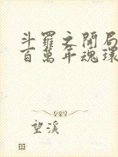 斗罗之开局十个百万年魂环