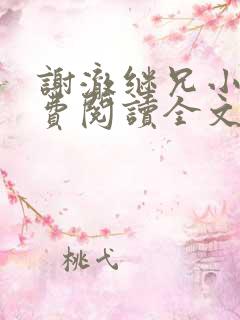 谢澈继兄小说免费阅读全文无弹窗