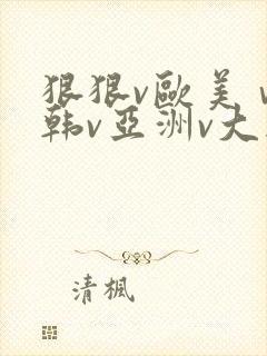 狠狠v欧美ⅴ日韩v亚洲v大胸