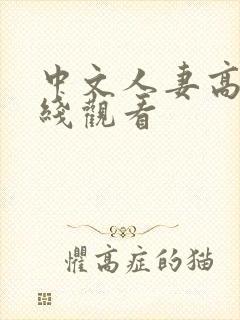 中文人妻高清在线观看