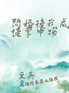 闪婚后我成了大佬掌中物