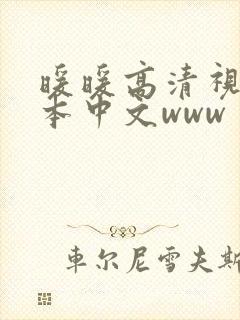 暖暖高清视频日本中文www