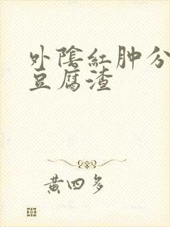 外阴红肿分泌物豆腐渣