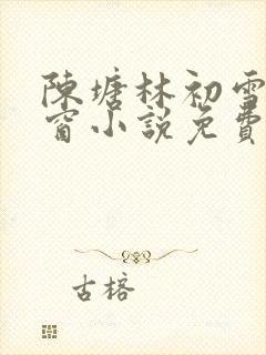 陈塘林初雪无弹窗小说免费阅读
