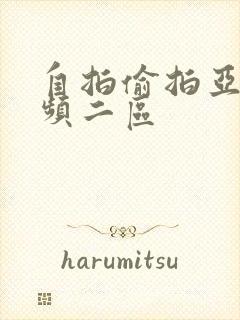 自拍偷拍亚洲视频二区