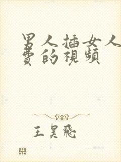 男人插女人的免费的视频