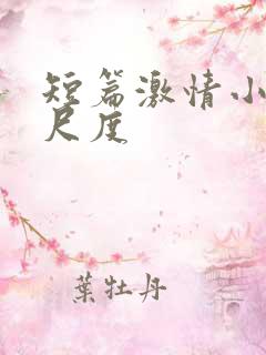 短篇激情小说大尺度