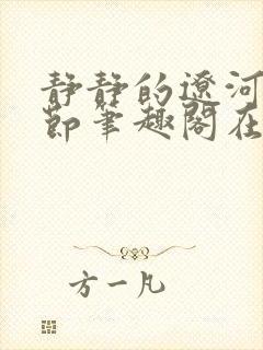 静静的辽河无删节笔趣阁在线阅读