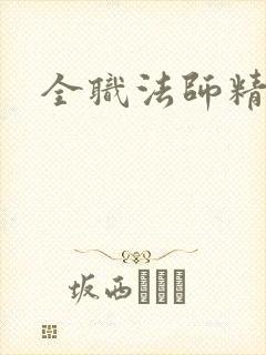 全职法师精校版