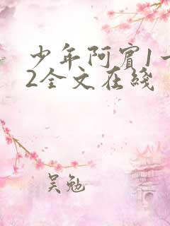 少年阿宾1一72全文在线