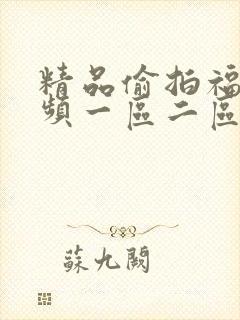 精品偷拍福利视频一区二区