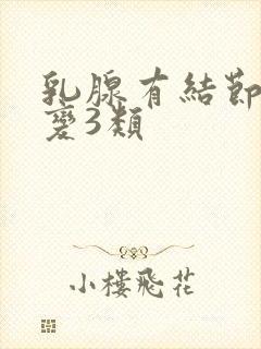 乳腺有结节状改变3类