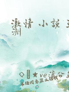 激情 小说 亚洲