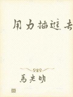 用力插进去快点