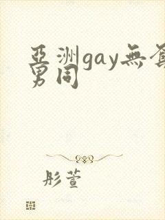 亚洲gay无套男同