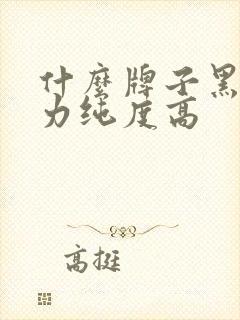 什么牌子黑巧克力纯度高