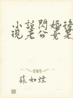 小说闪婚后,发现老公竟是千亿大佬txt