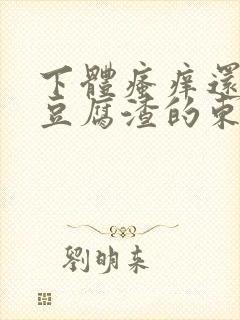 下体瘙痒还有像豆腐渣的东西