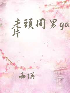 老头同男gay片