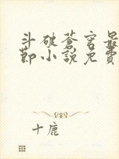 斗破苍穹最新章节小说免费阅读