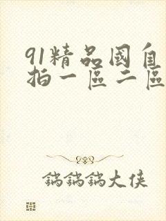 91精品国自产拍一区二区
