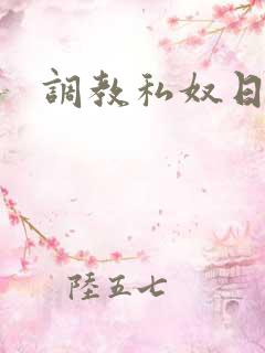 调教私奴日记