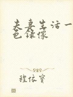 夫妻生活一级黄色录像