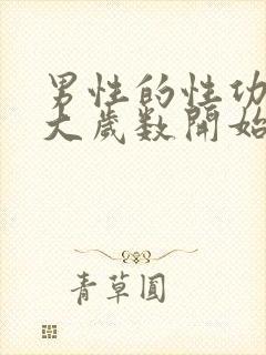 男性的性功能多大岁数开始下降