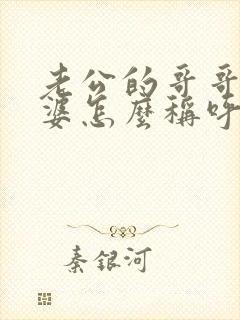 老公的哥哥的老婆怎么称呼