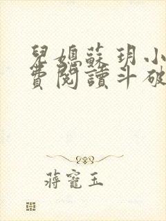 儿媳苏玥小说免费阅读斗破