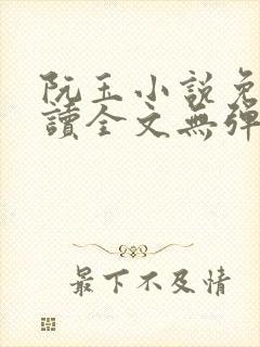 阮玉小说免费阅读全文无弹窗