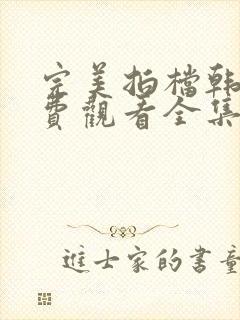 完美拍档韩剧免费观看全集高清