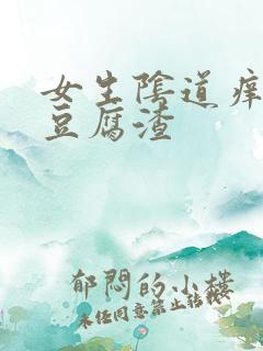 女生阴道痒白色豆腐渣