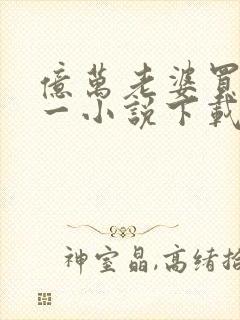 亿万老婆买一送一小说下载txt