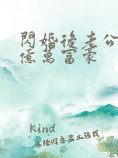 闪婚后老公竟是亿万富豪