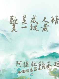 欧美成人精品欧美一级黄