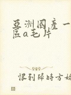 亚洲国产一区二区a毛片