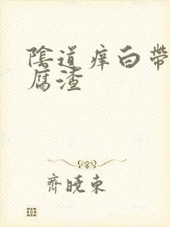 阴道痒白带呈豆腐渣