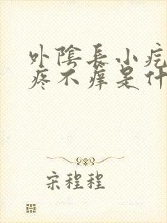 外阴长小疙瘩不疼不痒是什么原因