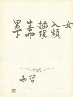 男生插入女生的下面视频